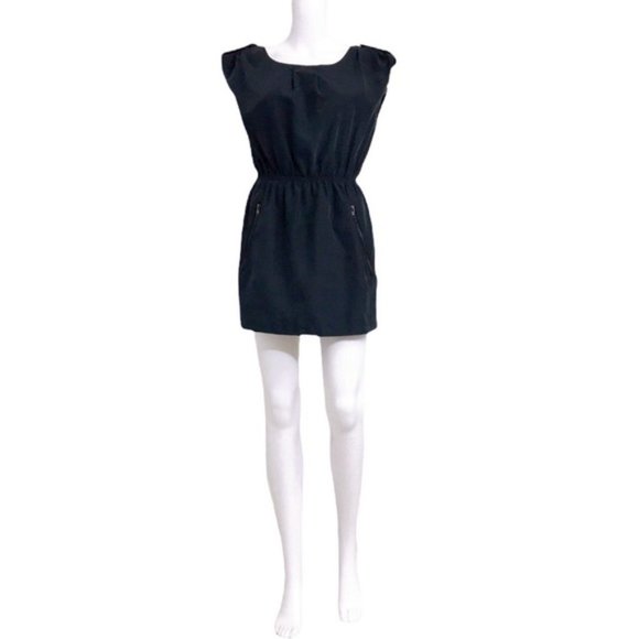 POETRY Navy Elastic Waist Mini Dress - Picture 7 of 8